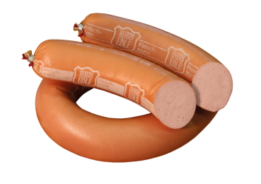 Schinkenfleischwurst mit Knoblauch 400g