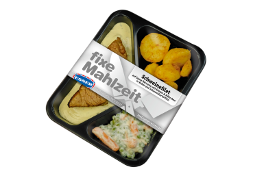 Schweinefilet auf Sauce Bernaise mit Schwenkkartoffeln