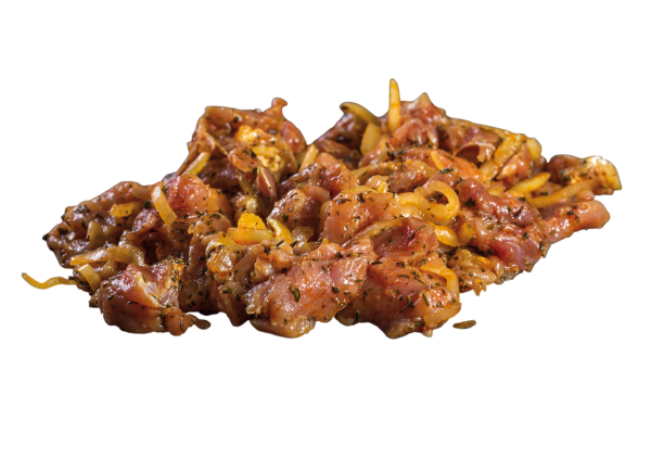 ANGEBOTSPFANNE Schweinegeschnetzeltes Gyros Art